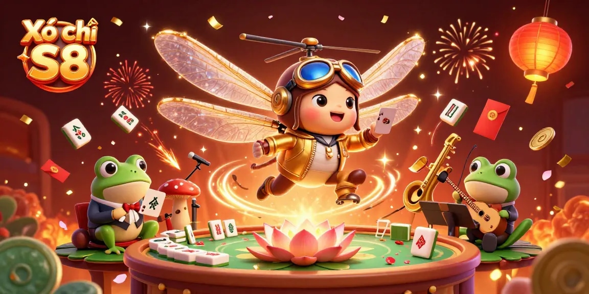 Experience the thrill of Xổ số S8 with vibrant characters and engaging gaming elements!