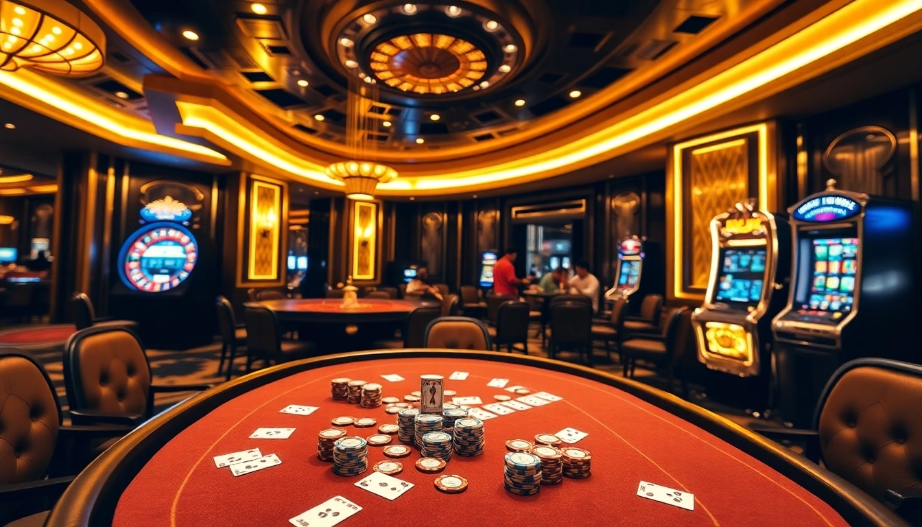 Engaged players enjoying a poker game at an upscale casino featuring CM8888 audio technology.