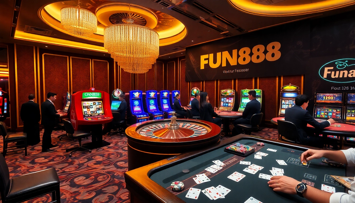 Engage in thrilling games at https://fun88.se.net/ with roulette, cards, and slots.