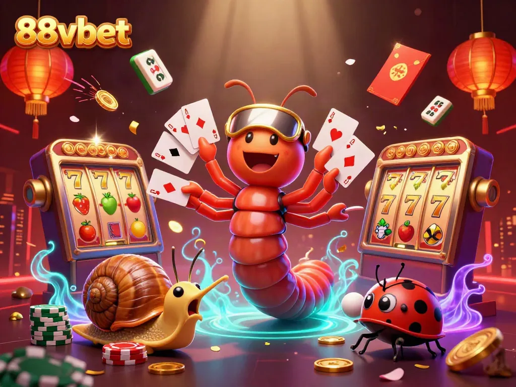 Engage in thrilling 88vbet casino action with vibrant 3D characters and dynamic gaming elements.