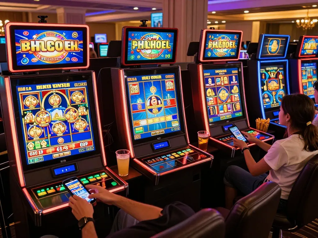 Engaging in thrilling games on 88okwin's diverse online slot machines.