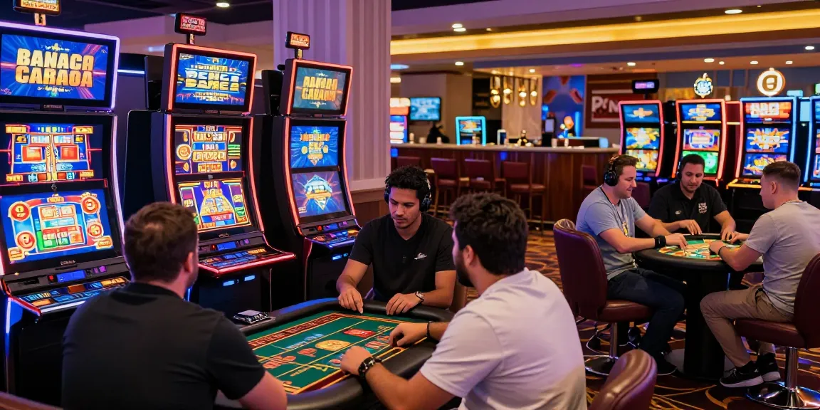 Exciting gameplay at casino gran poseidon with players enjoying slot machines and live tables in a vibrant atmosphere.