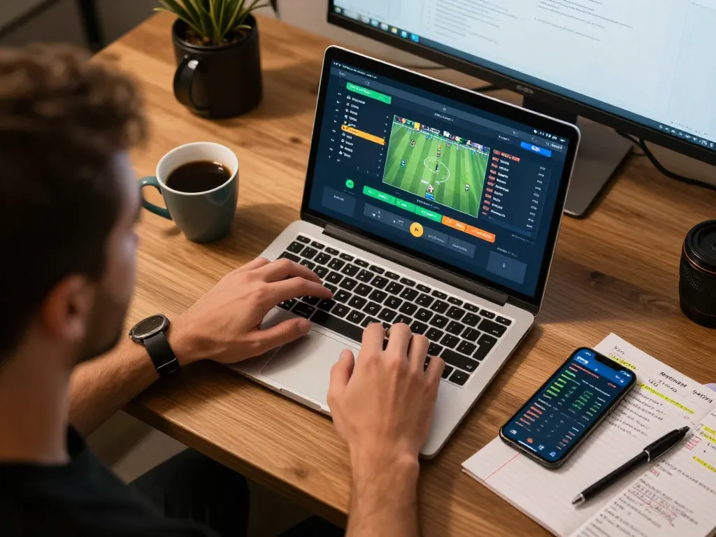 man88 player excitedly wagering on sports betting app during online gaming session