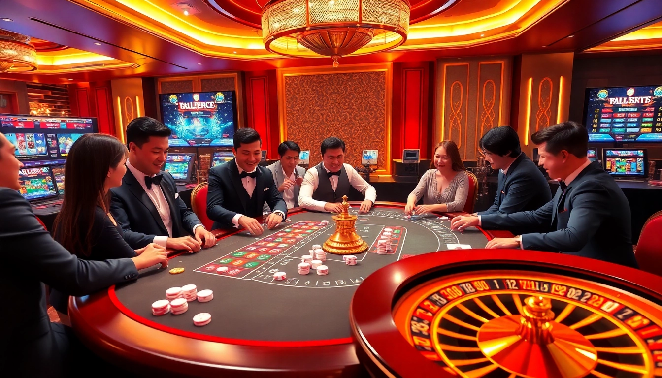 Experience thrilling games at 789win with vibrant casino tables filled with excitement.