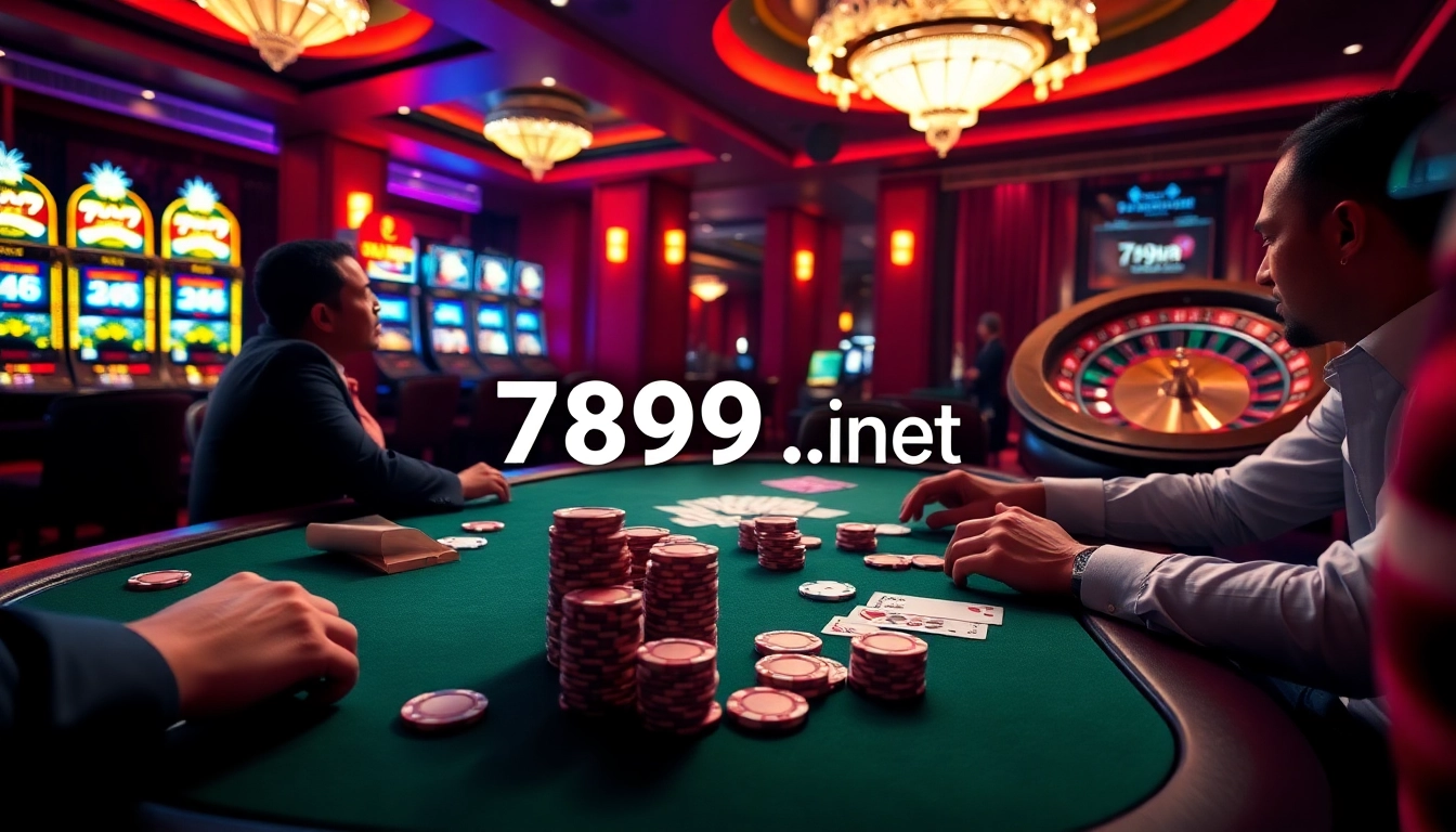 Exciting poker game at 789pa.in.net with vibrant chips and elegant decor.