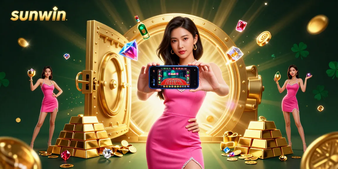 Win big at sunwin with a confident woman engaging in a live dealer casino game.