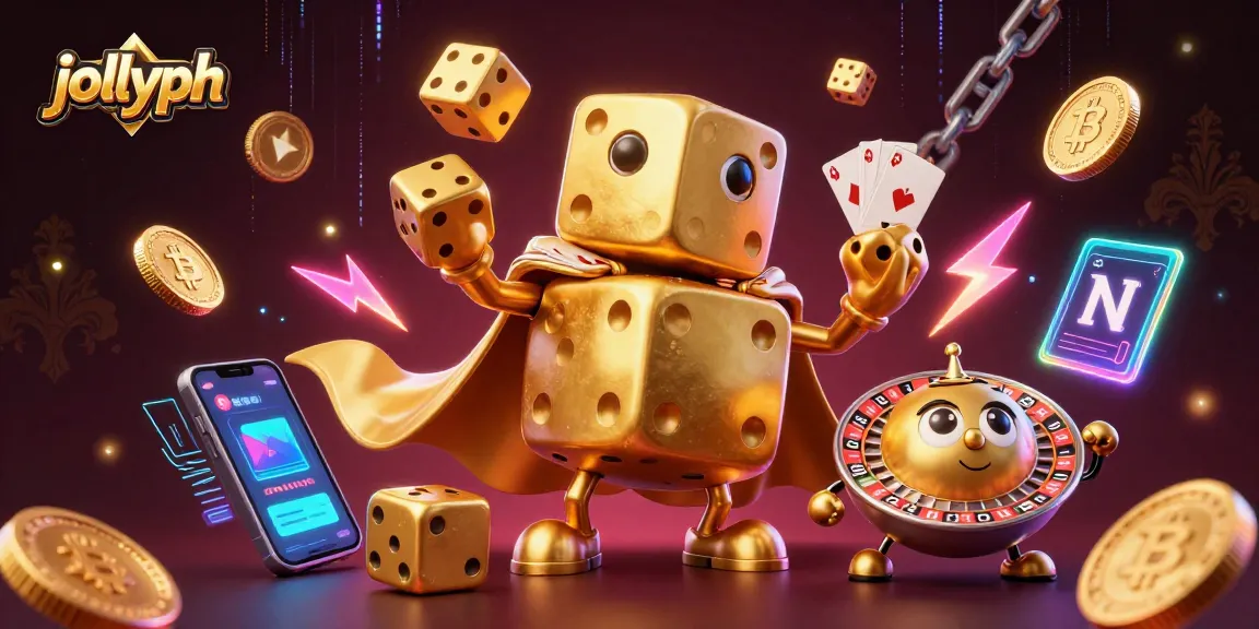 Elevate your gameplay with jollyph's vibrant 3D casino scene illustrating excitement and winning opportunities.