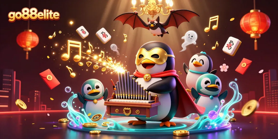 Experience thrilling wins at go88elite with a vibrant casino scene filled with animated elements and spectacular effects.