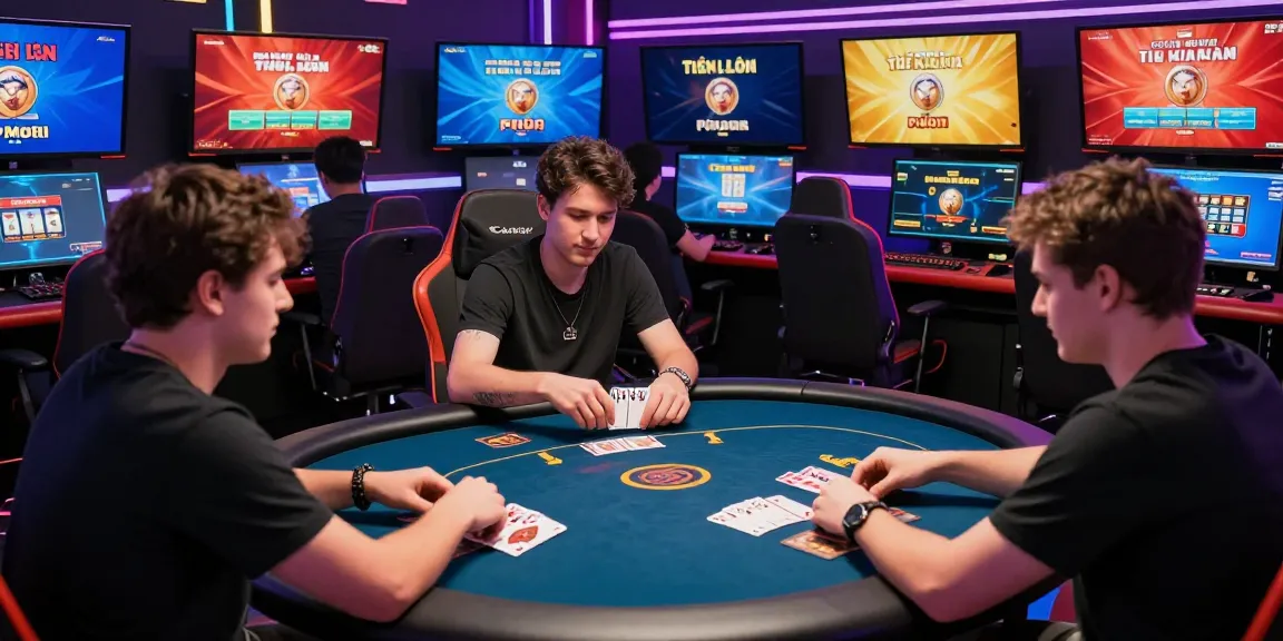 Players enjoying trusted game bài đổi thưởng uy tín in a lively online casino environment.