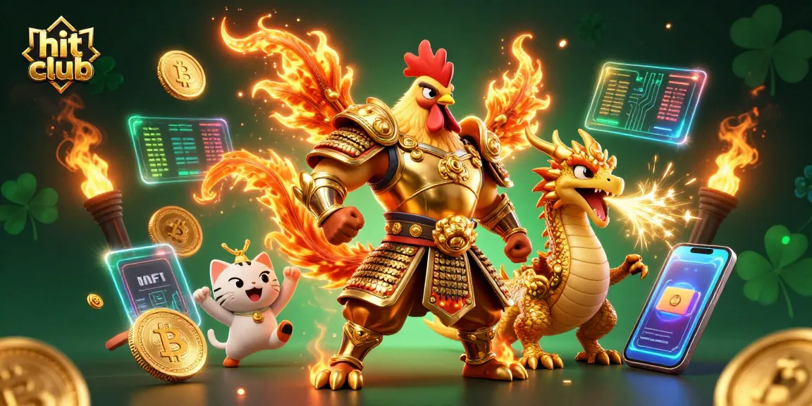 Join the hit club and win with a roaring battle between a samurai rooster and a dragon hatchling.