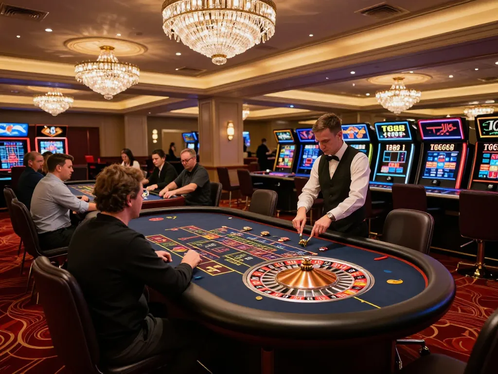 Experience the excitement of live roulette at TG88, where players engage in dynamic bets with a professional dealer.