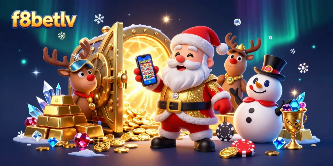 Join in the fun at f8betlv with engaging slot games and festive casino characters!