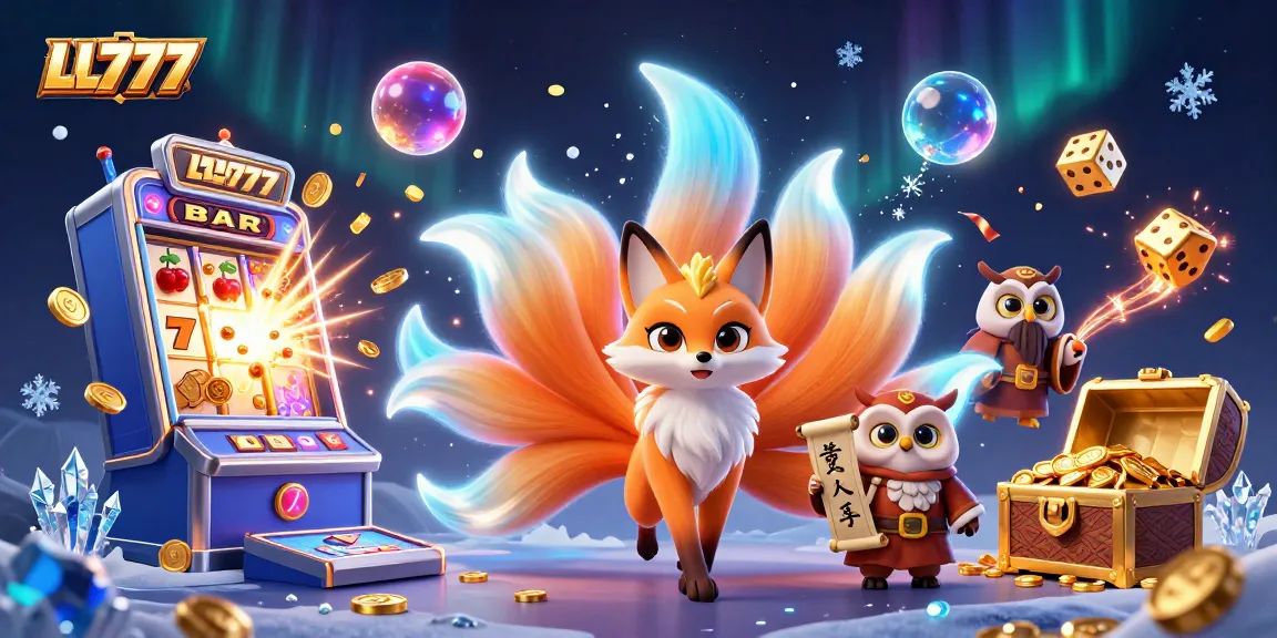 Experience thrilling gameplay at LL777 with colorful characters and dynamic slot machine action.
