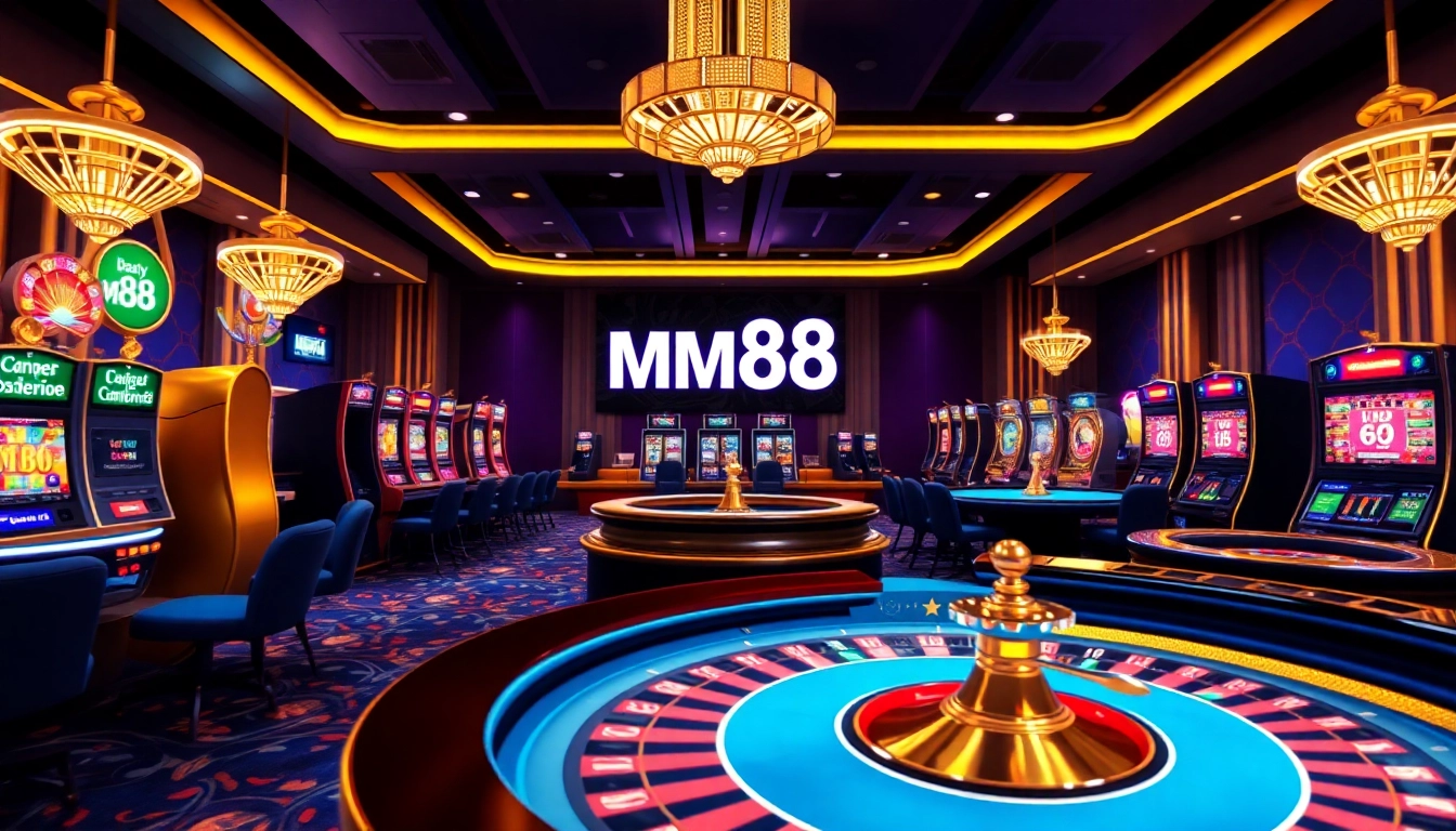 Experience the excitement of MM88 with vibrant virtual slots and poker tables.