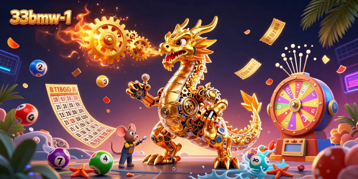 Experience thrilling gaming action with 33bmw-1's dynamic golden dragon and engaging lottery elements.
