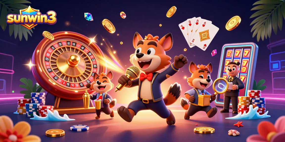 Enjoy the dynamic world of sunwin3 where hyenas present comedy and casino fun with vibrant gaming elements.